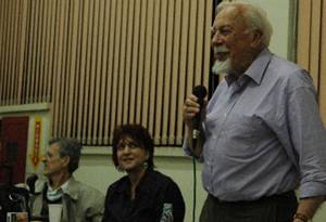 François Chesnais speaking during a April 2008 tour of Latin America